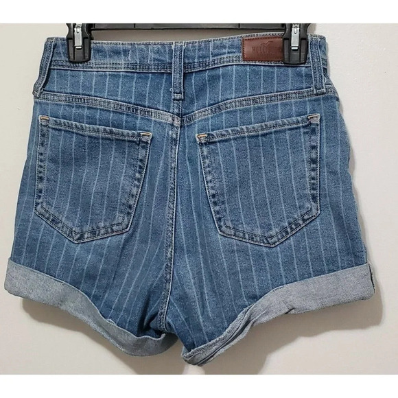 Hollister Pin Stripe Button Fly Ultra High Rise - Picture 3 of 5